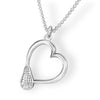 Lacrosse Heart  Pendant