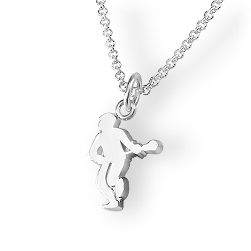 Lacrosse Player Pendant