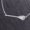 Lacrosse Old School Stick Necklace