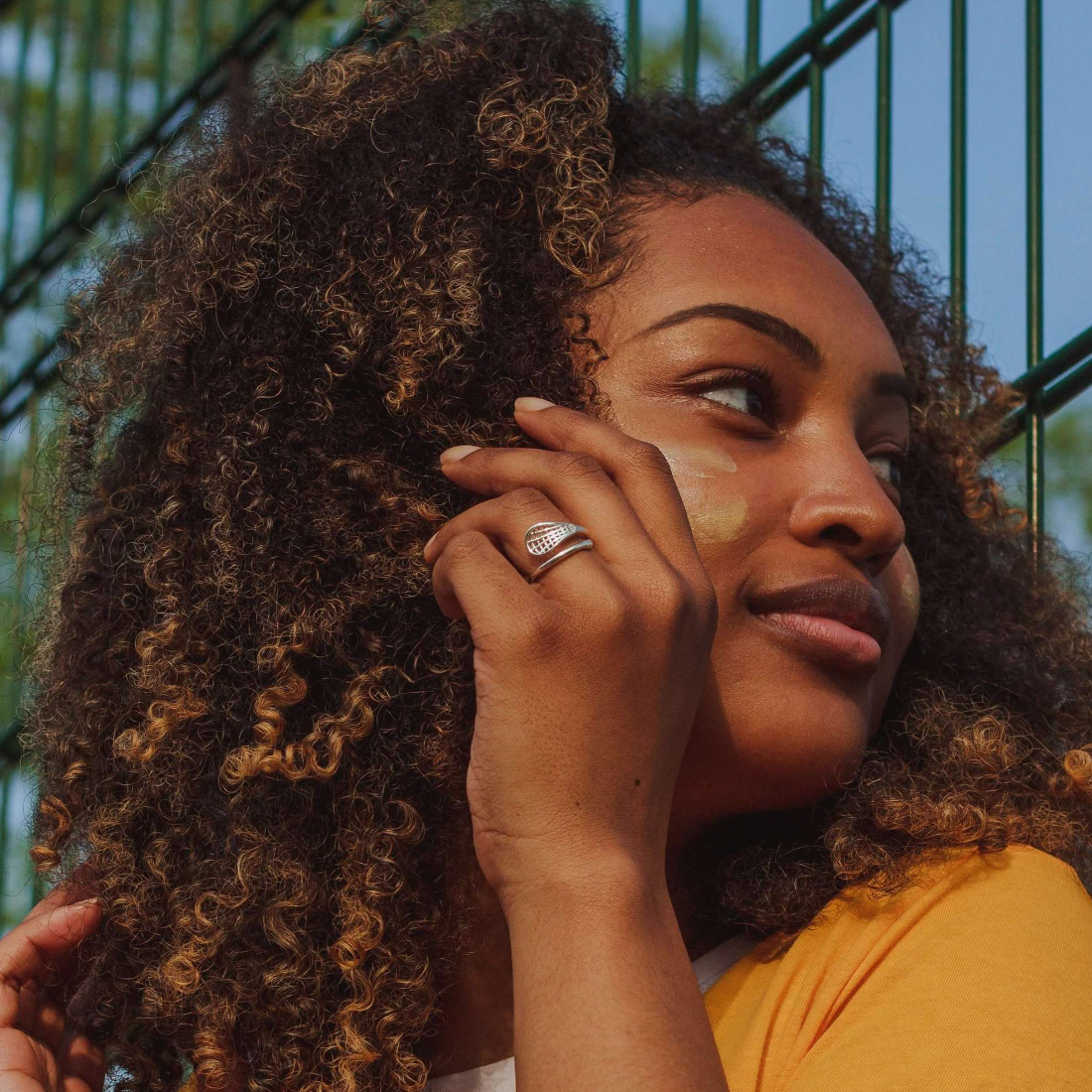 Lacrosse Ring and Heart Earrings Gift Set