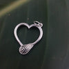 Lacrosse Heart  Pendant