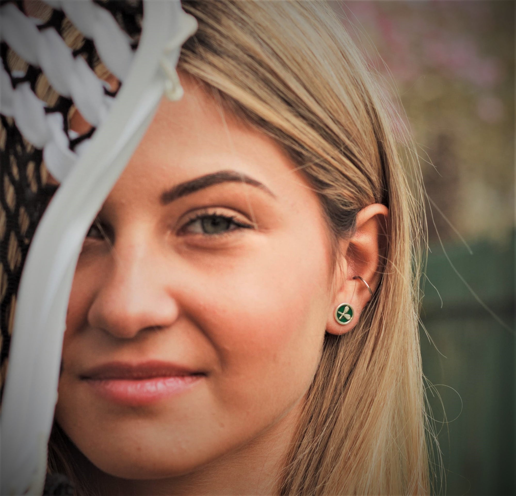 lacrosse gifts for girls- Lacrosse jewelry- Lacrosse earrings- Lacrosse team gifts